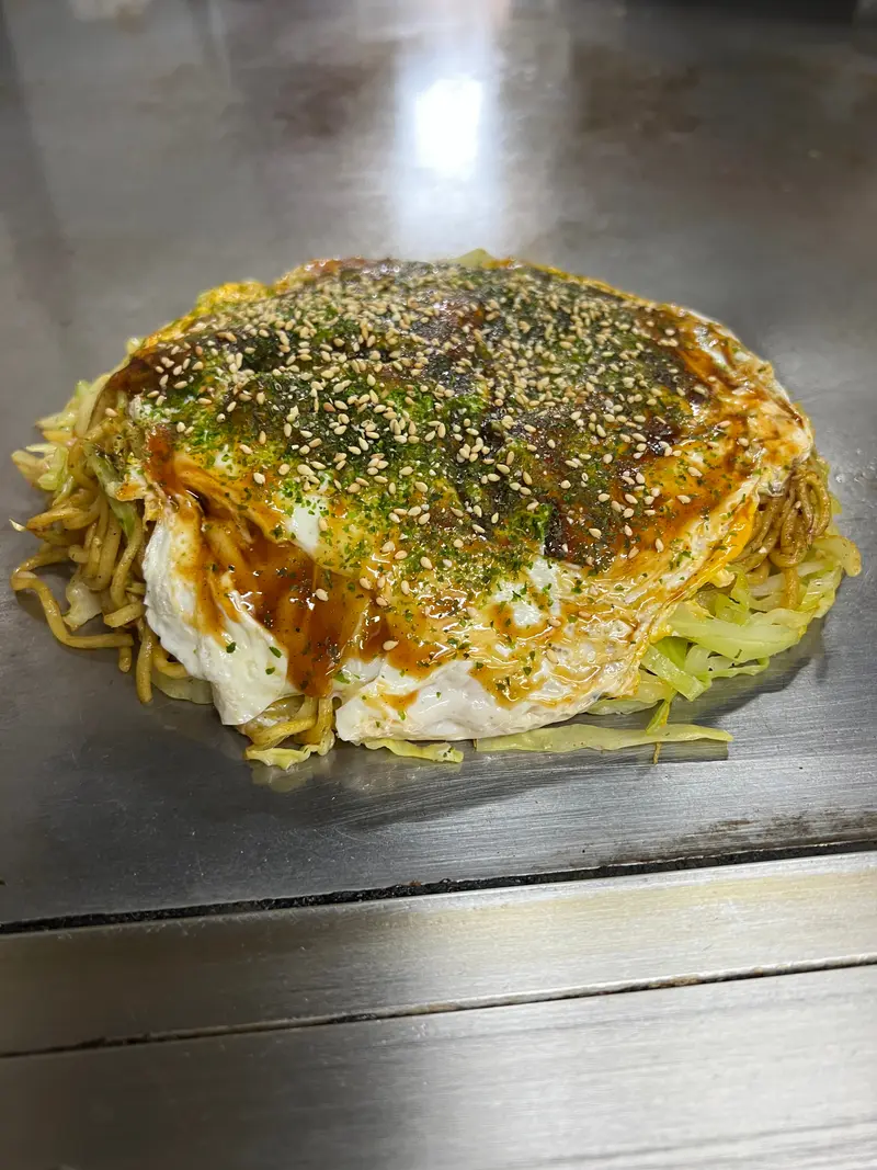 お好み焼き 斜め