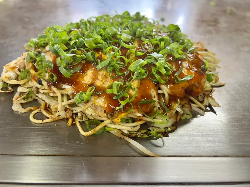 お好み焼き 斜め