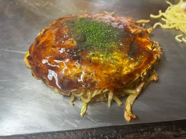 お好み焼き 斜め