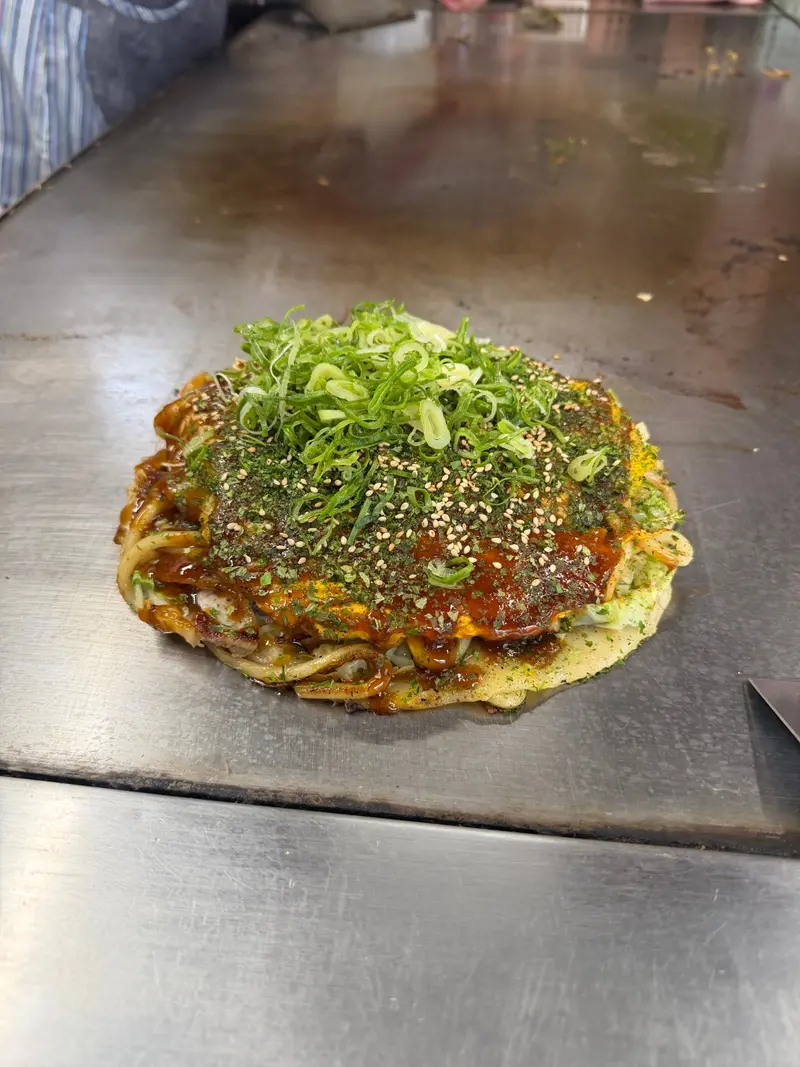 お好み焼き 斜め