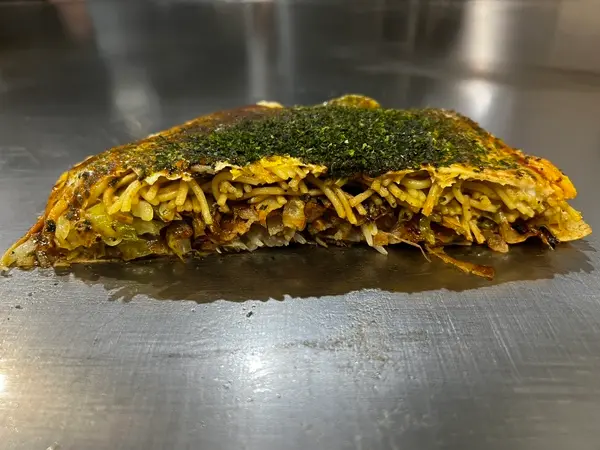 お好み焼き 断面