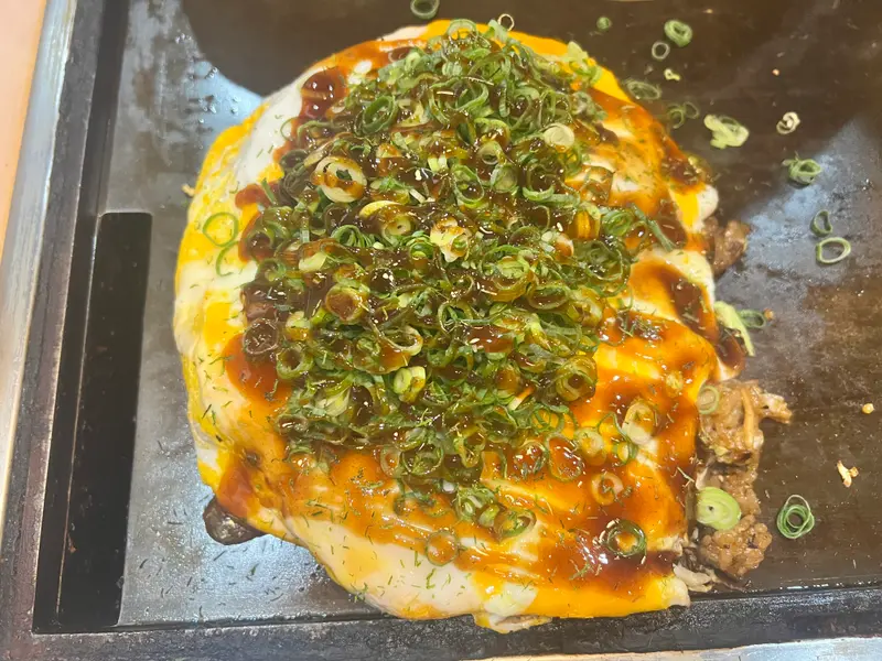 お好み焼き 上