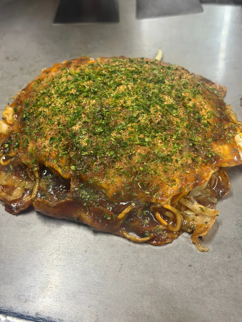 お好み焼き 斜め