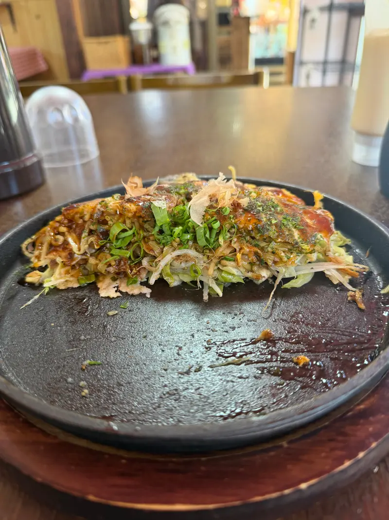 お好み焼き 断面