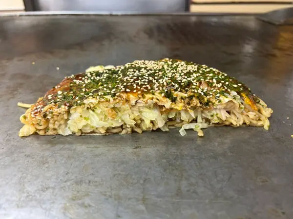 お好み焼き 断面