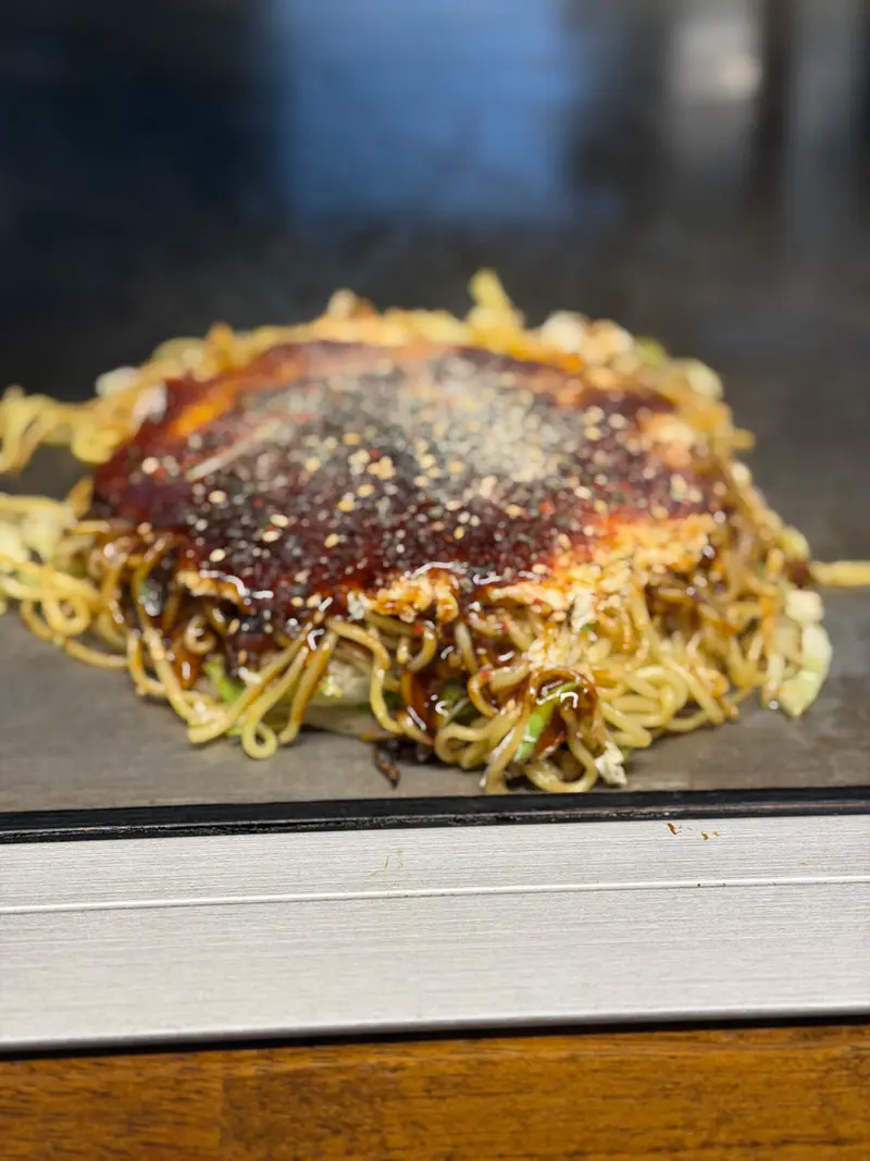 お好み焼き 斜め