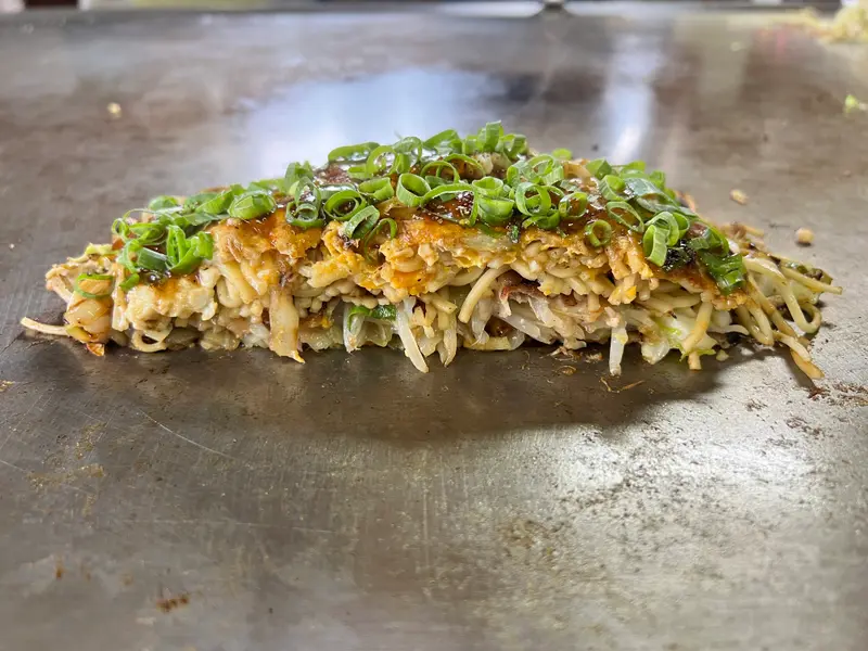 お好み焼き 断面