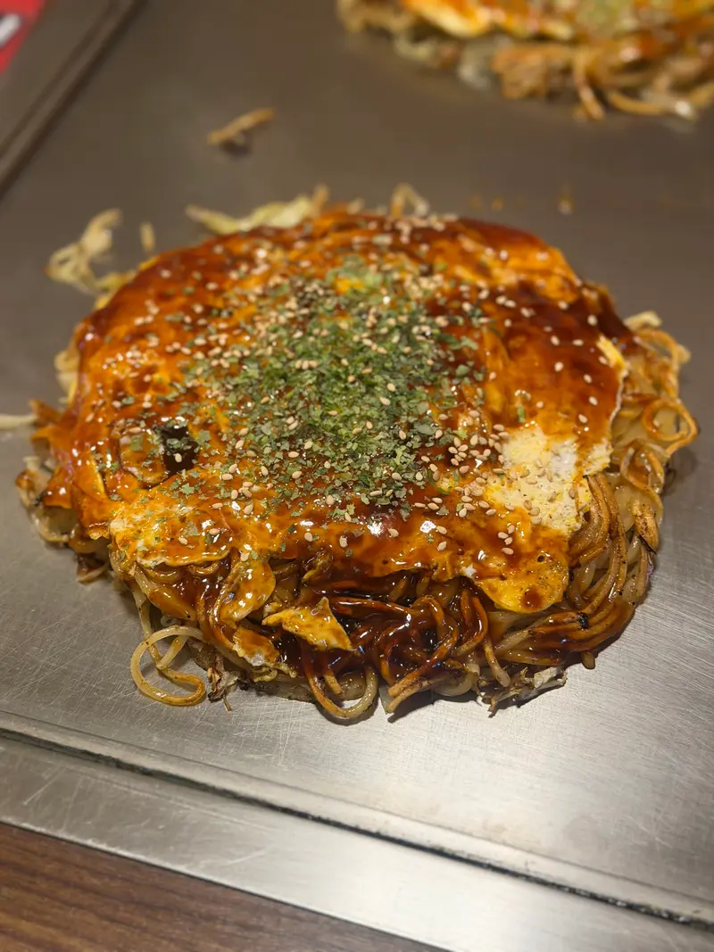 お好み焼き 斜め