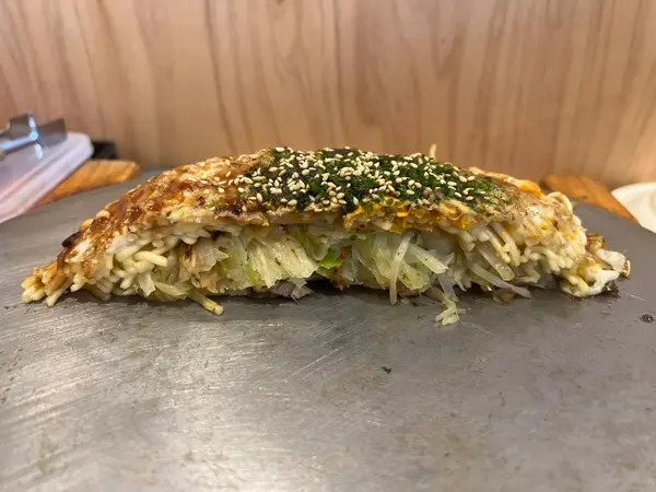 お好み焼き 断面