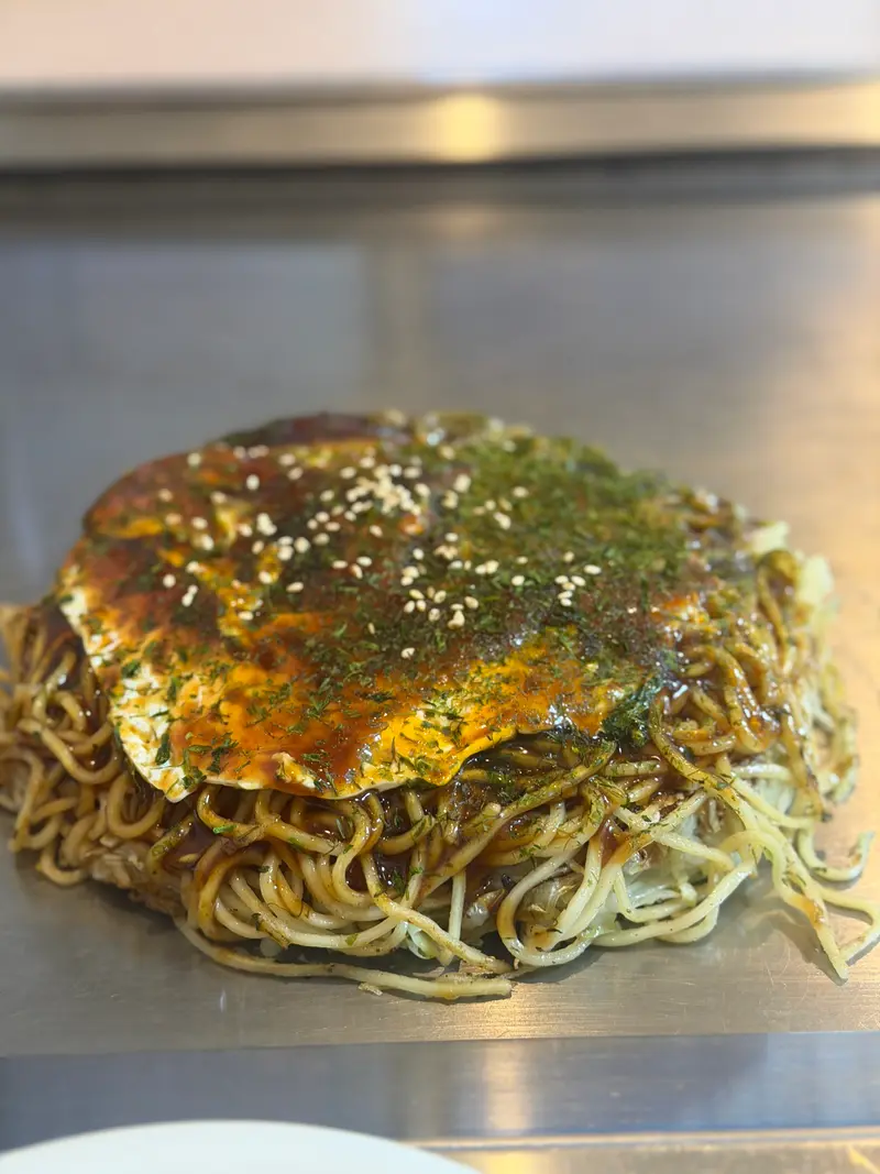お好み焼き 斜め