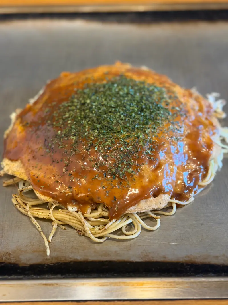 お好み焼き 斜め