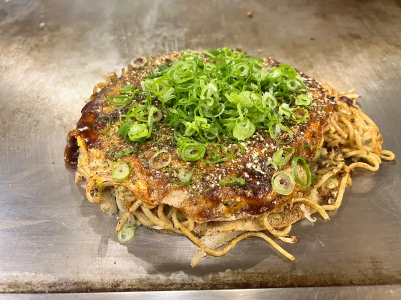 お好み焼き 斜め