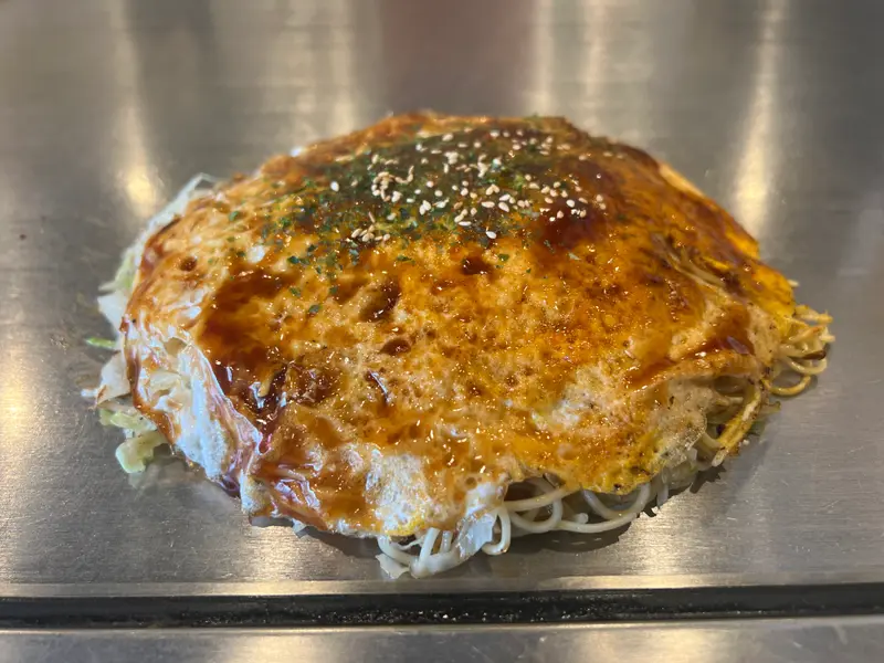 お好み焼き 斜め