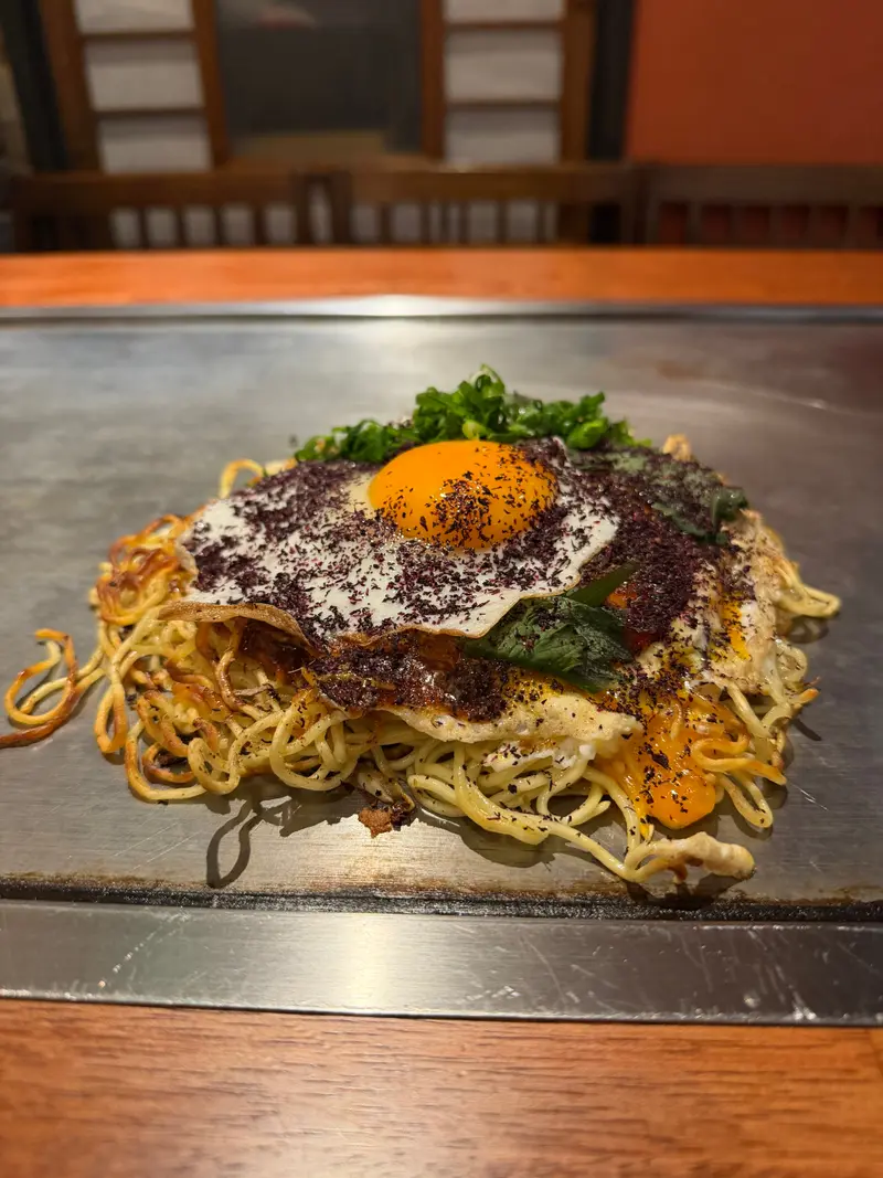 お好み焼き 斜め