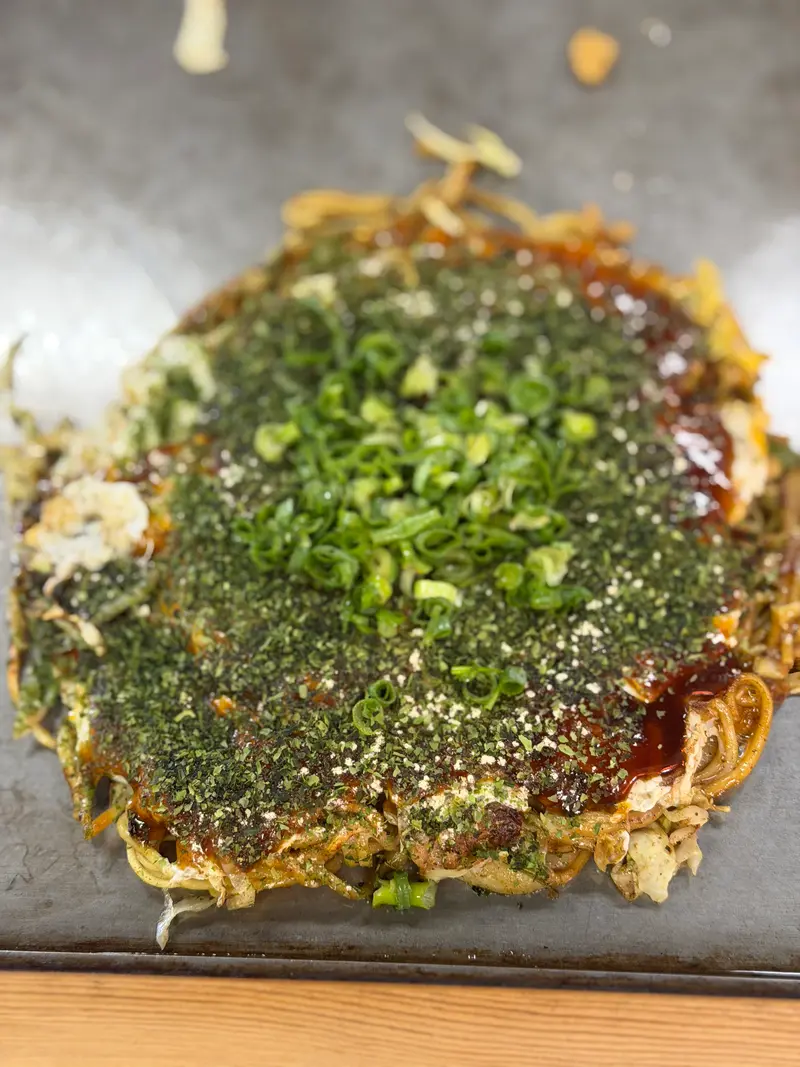お好み焼き 上