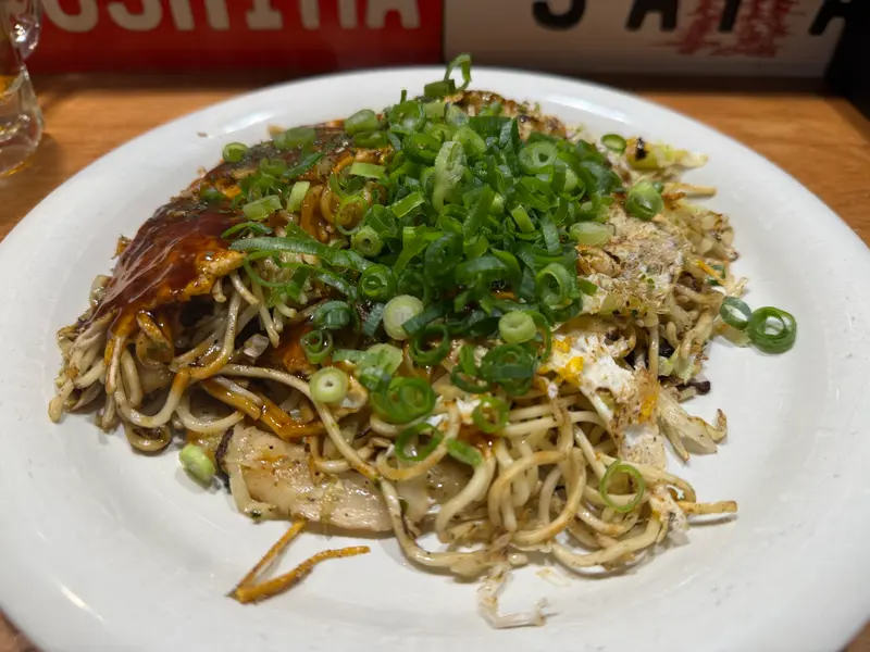 お好み焼き 斜め