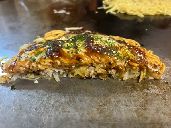 お好み焼き 断面