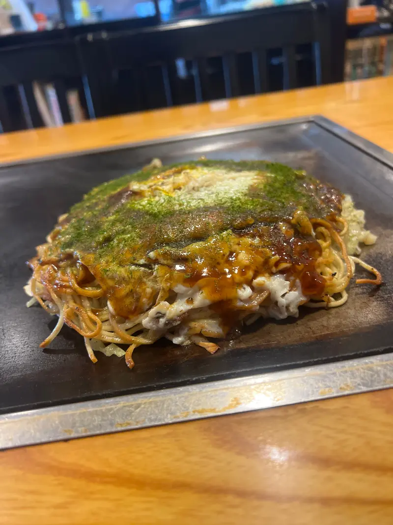 お好み焼き 斜め