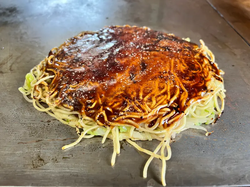 お好み焼き 斜め