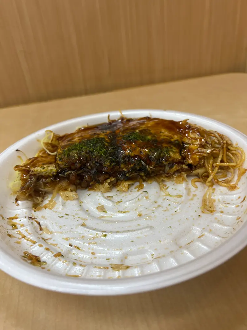 お好み焼き 断面