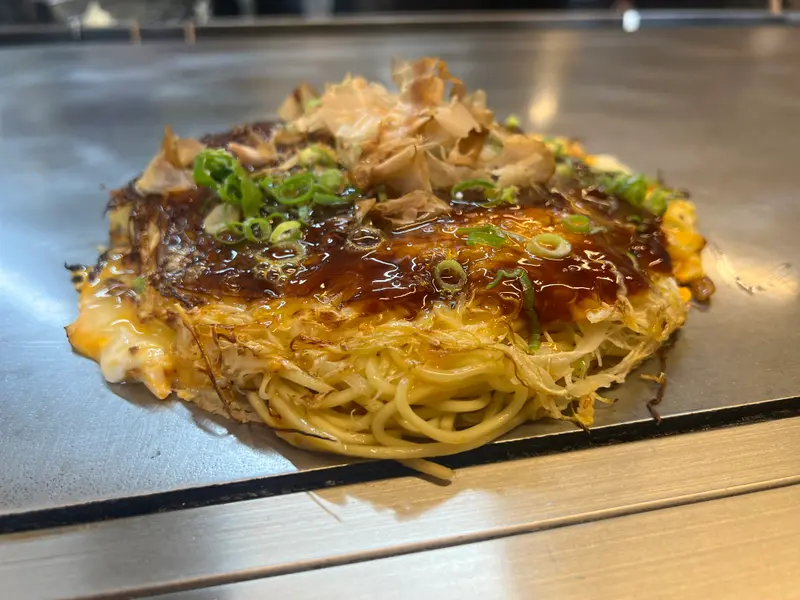 お好み焼き 斜め