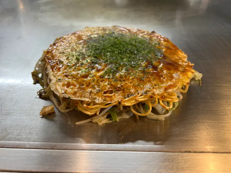お好み焼き 斜め