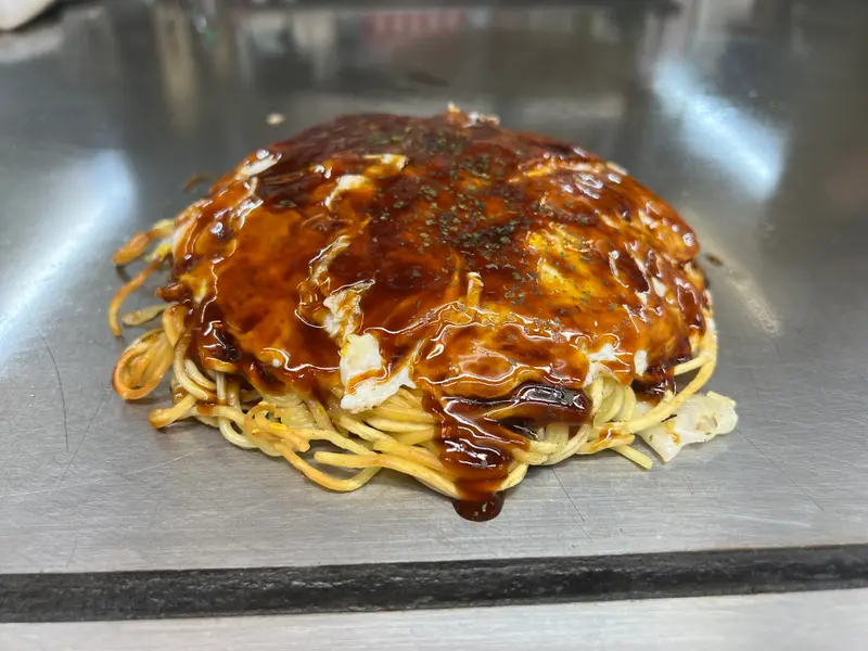 お好み焼き 斜め