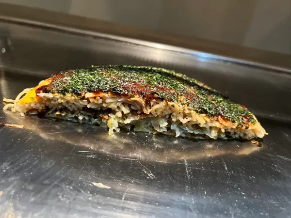 お好み焼き 断面