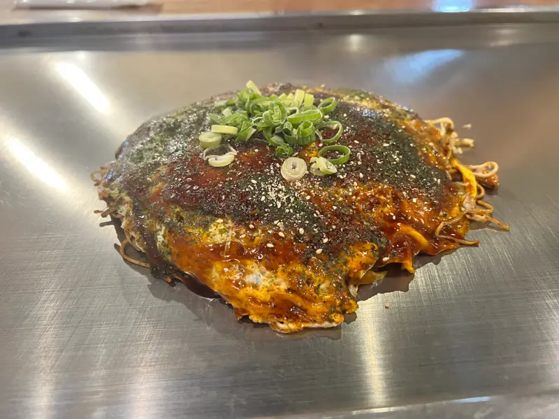 お好み焼き 斜め