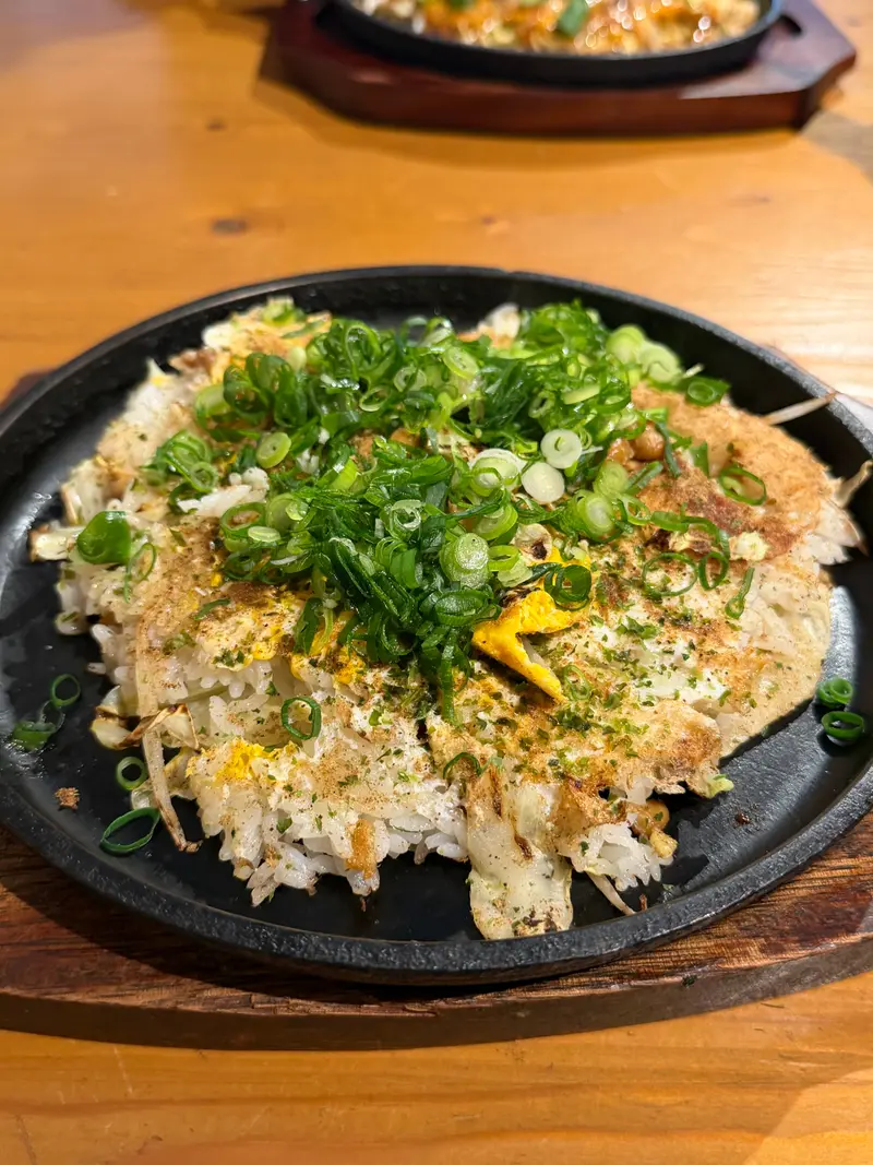 お好み焼き 斜め