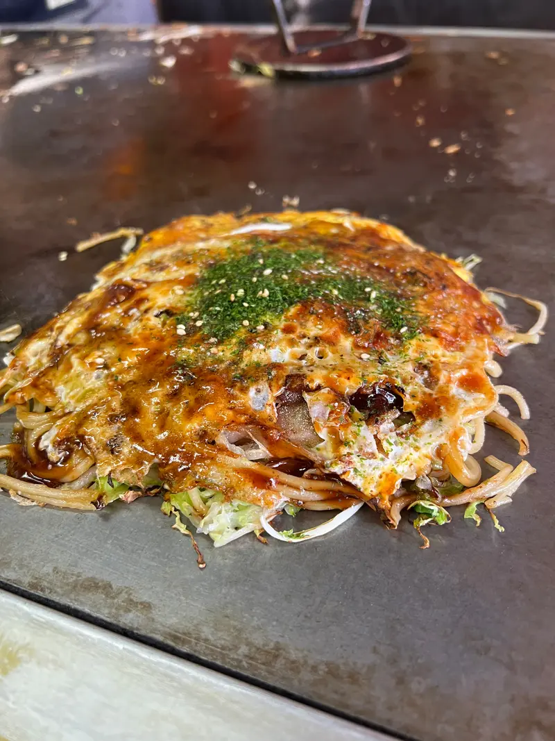 お好み焼き 斜め