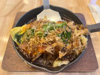 おつまみお好み焼きハーフ