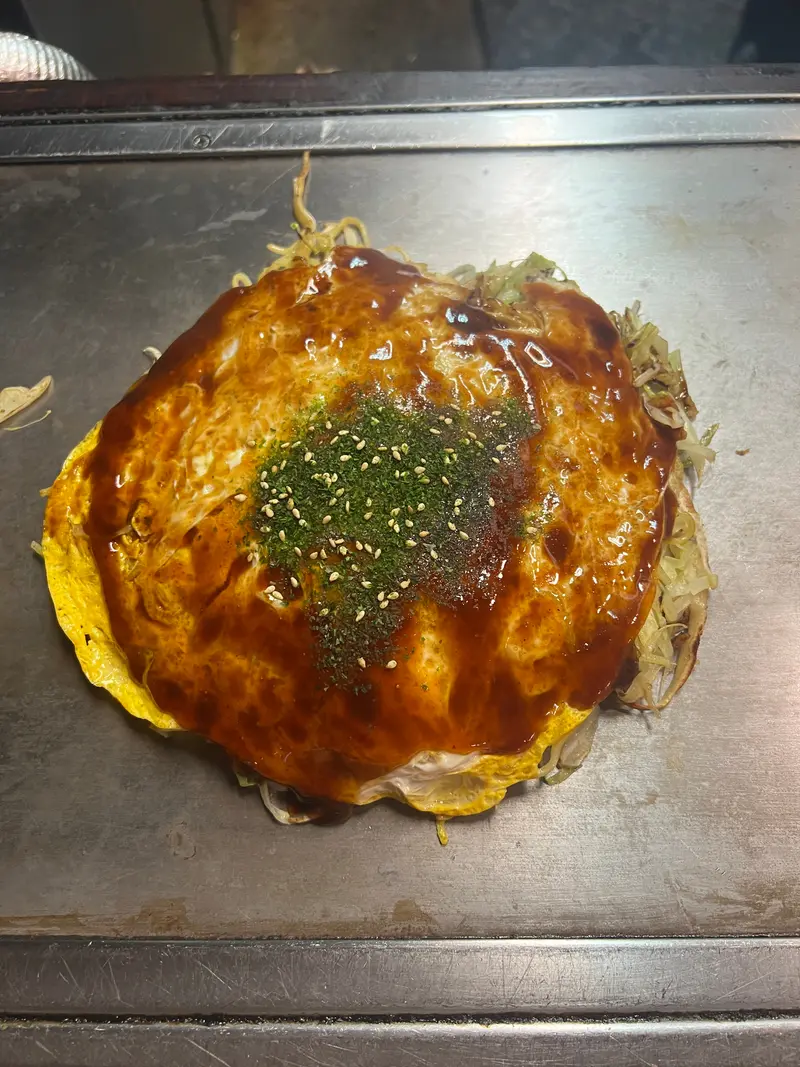 お好み焼き 上