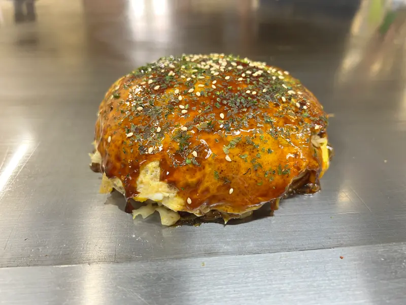 お好み焼き 斜め