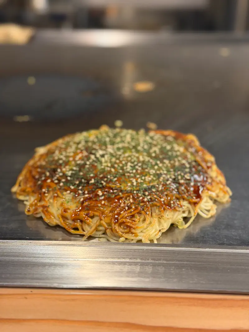 お好み焼き 斜め