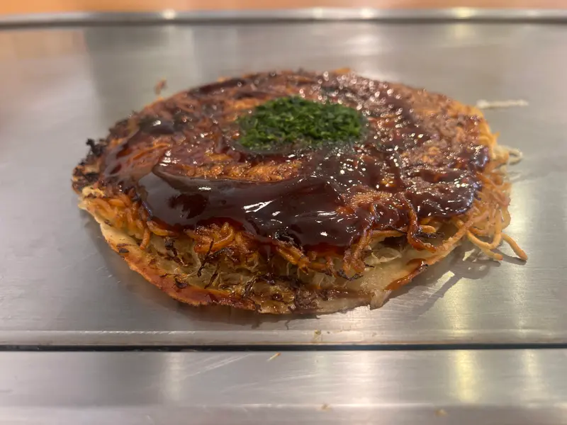 お好み焼き 斜め