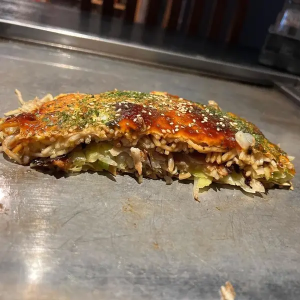 お好み焼き 断面