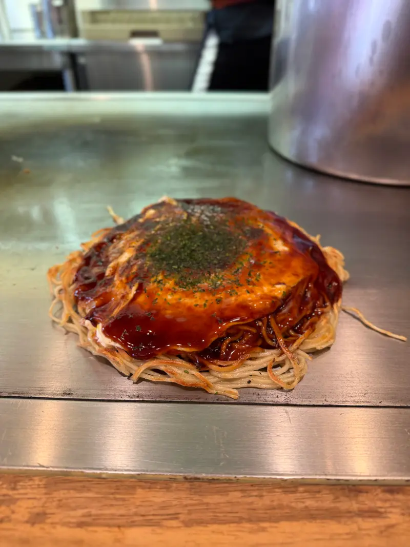 お好み焼き 斜め