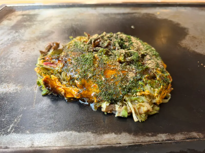 お好み焼き 斜め