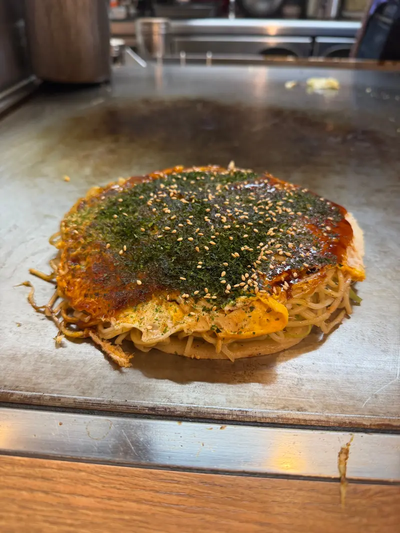 お好み焼き 斜め