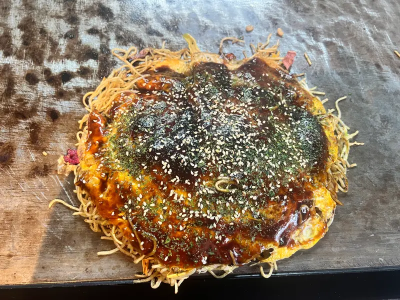 お好み焼き 上