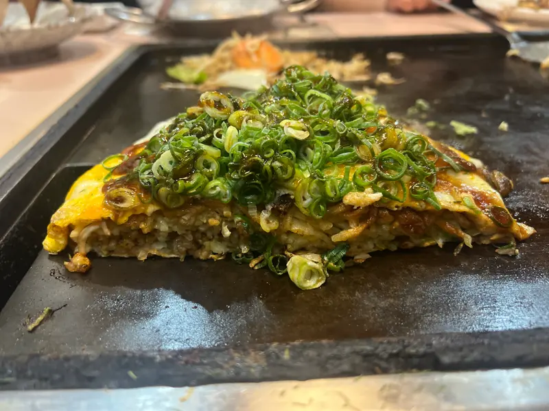 お好み焼き 断面