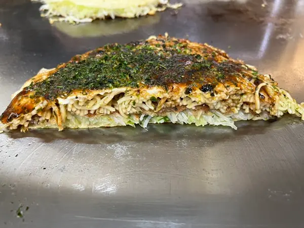 お好み焼き 断面