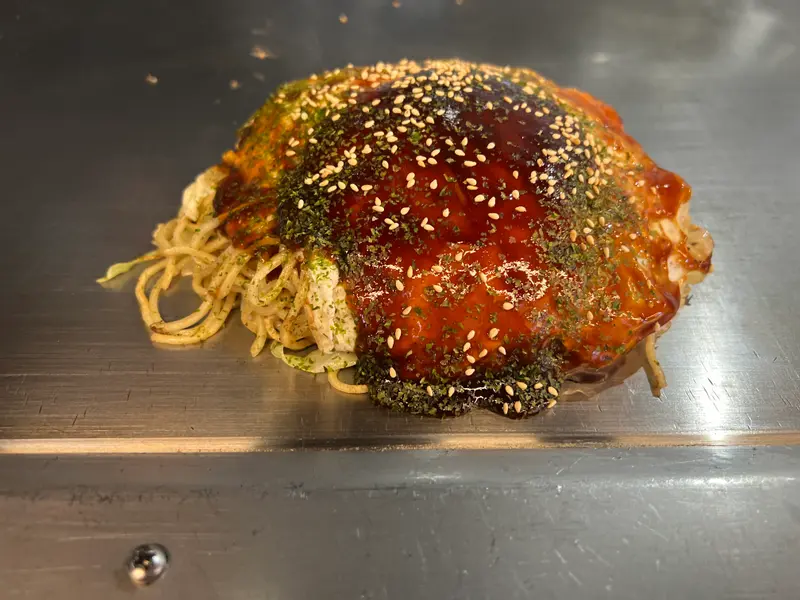 お好み焼き 斜め