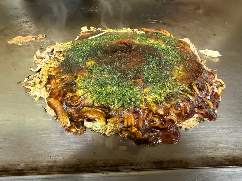 お好み焼き 斜め