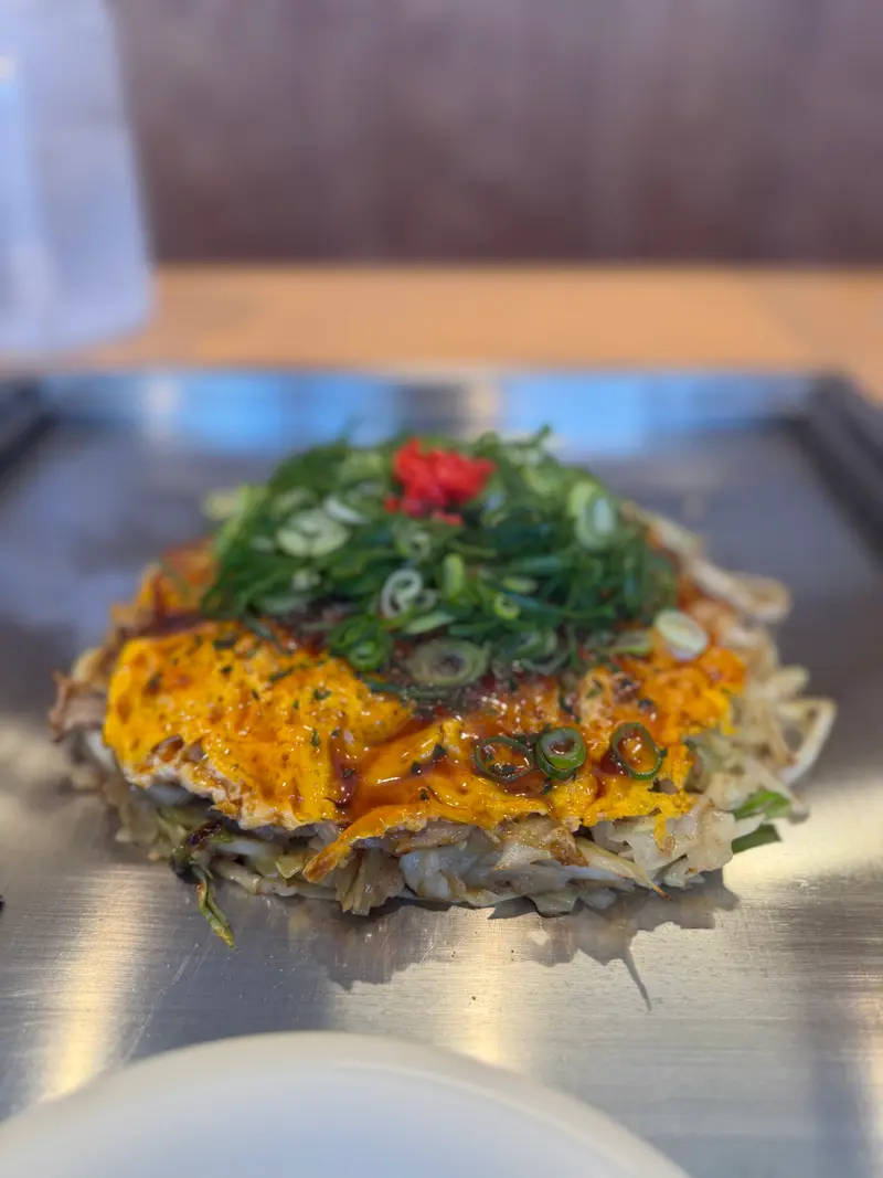 お好み焼き 斜め