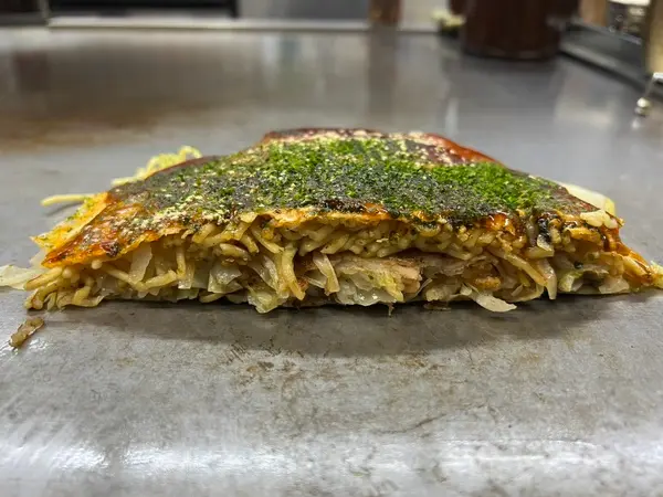 お好み焼き 断面