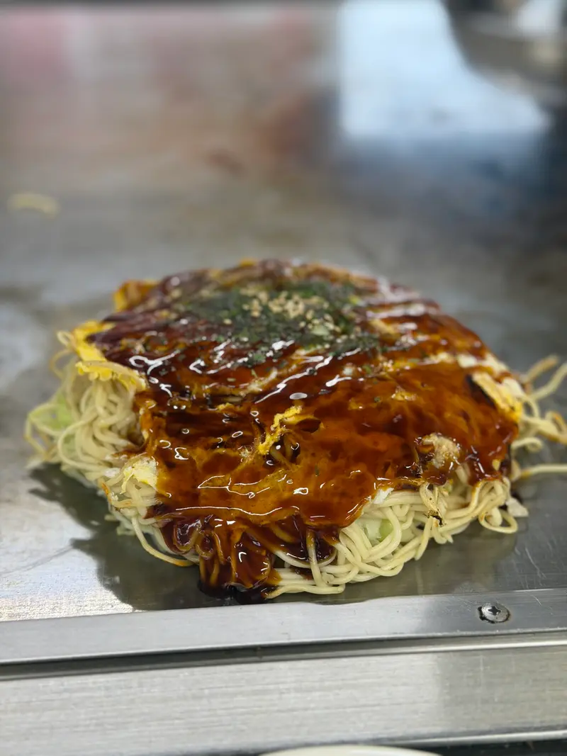 お好み焼き 斜め