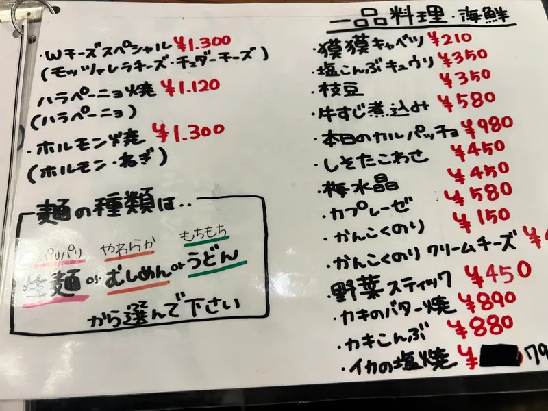 メニュー2