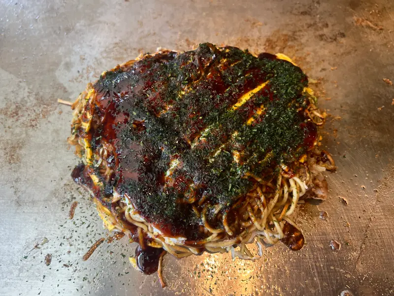 お好み焼き 上